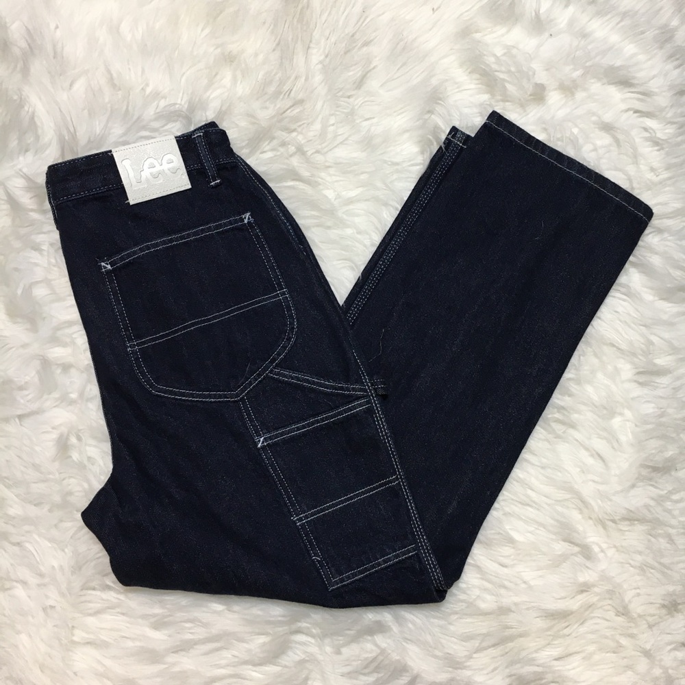 Lee High Rise Dungaree Ankle Jeans